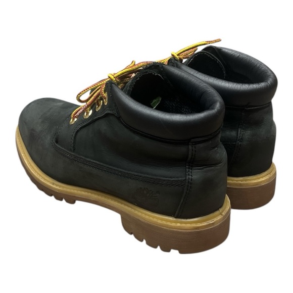 Timberland Black Boots with Yellow Laces Chukka boots Black SZ 10 main image 9